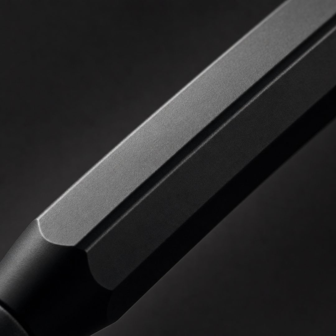 Detalje af den sekskantede aluminiumskrop