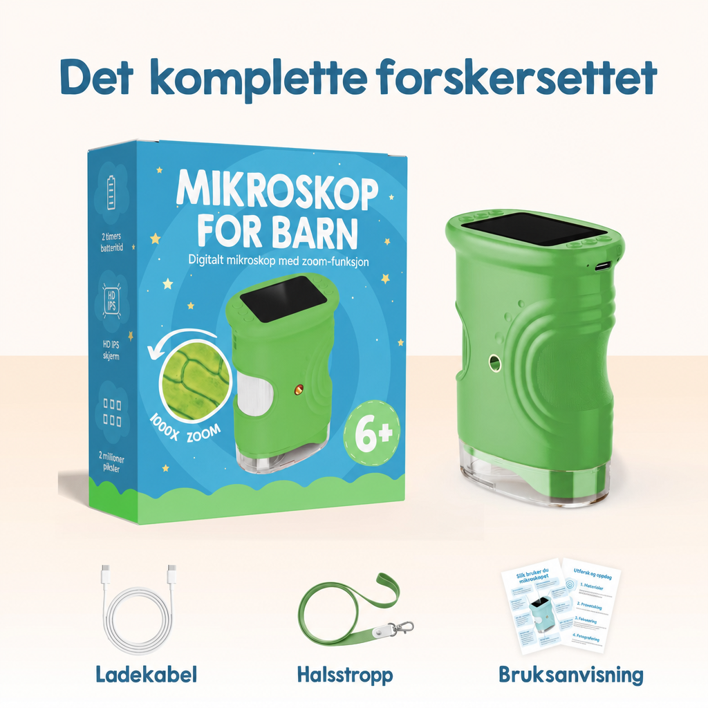 Hva som følger med i settet