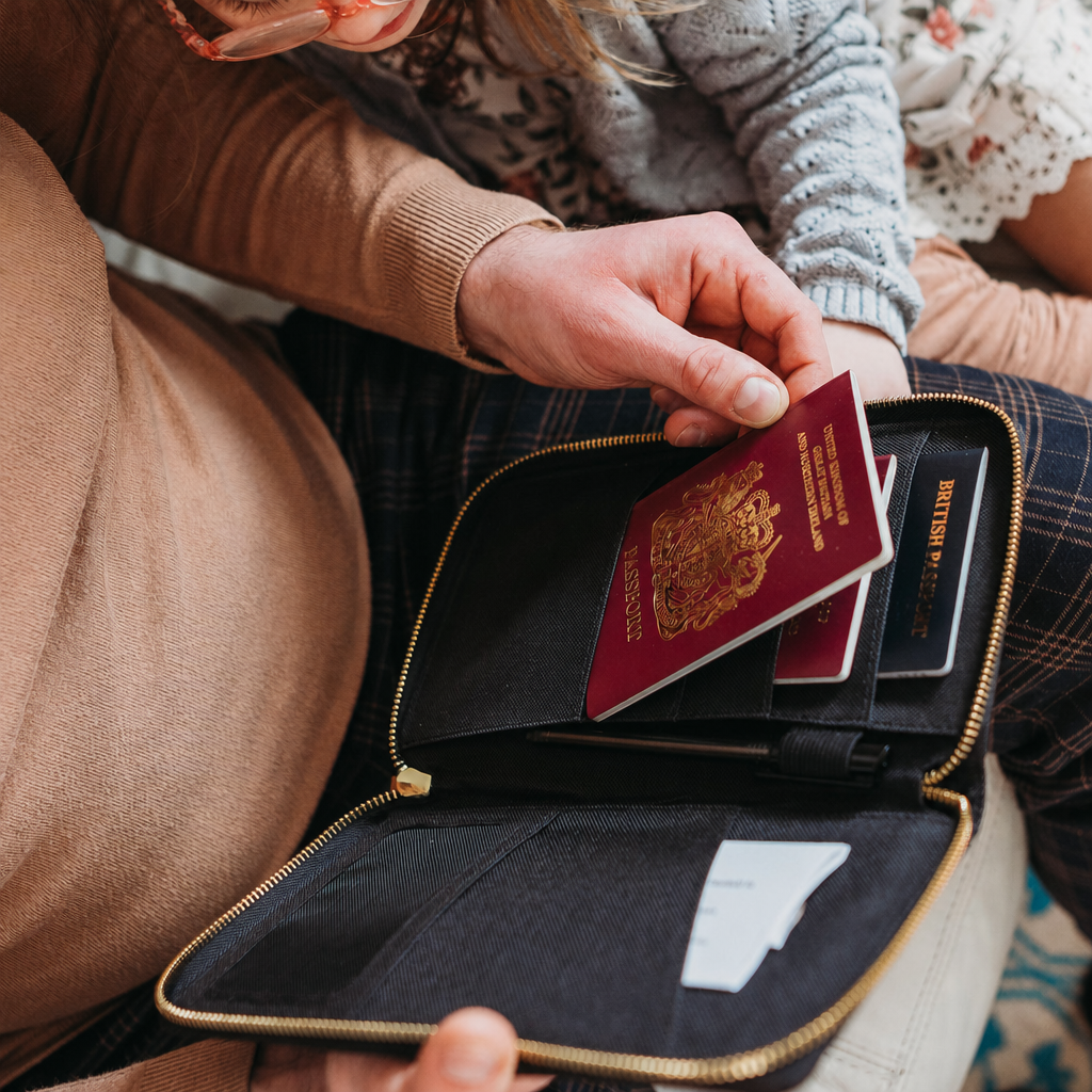 Familie-Passholder for 4 pakket i håndbagasjen