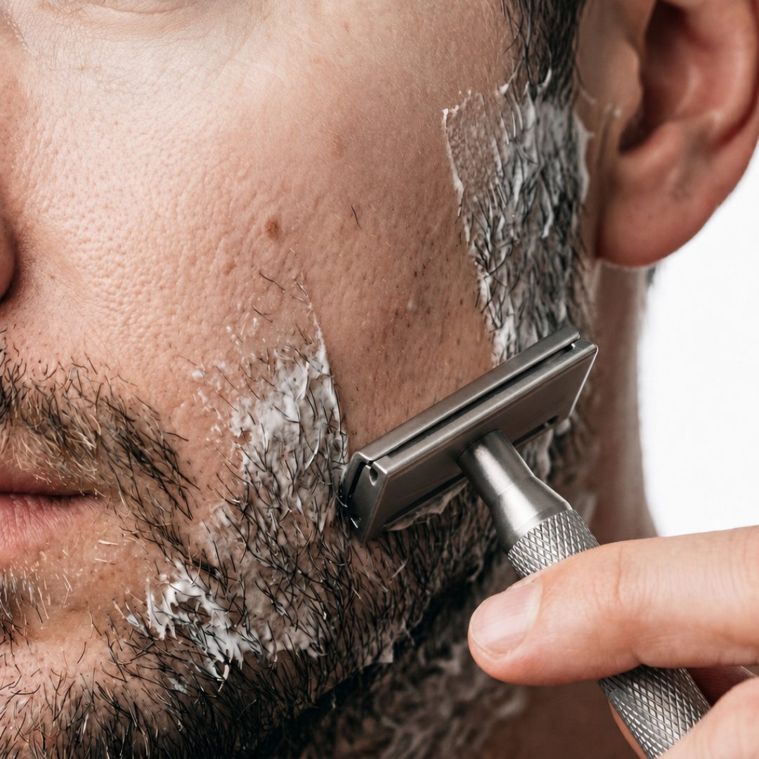 Barbering med barberhøvl