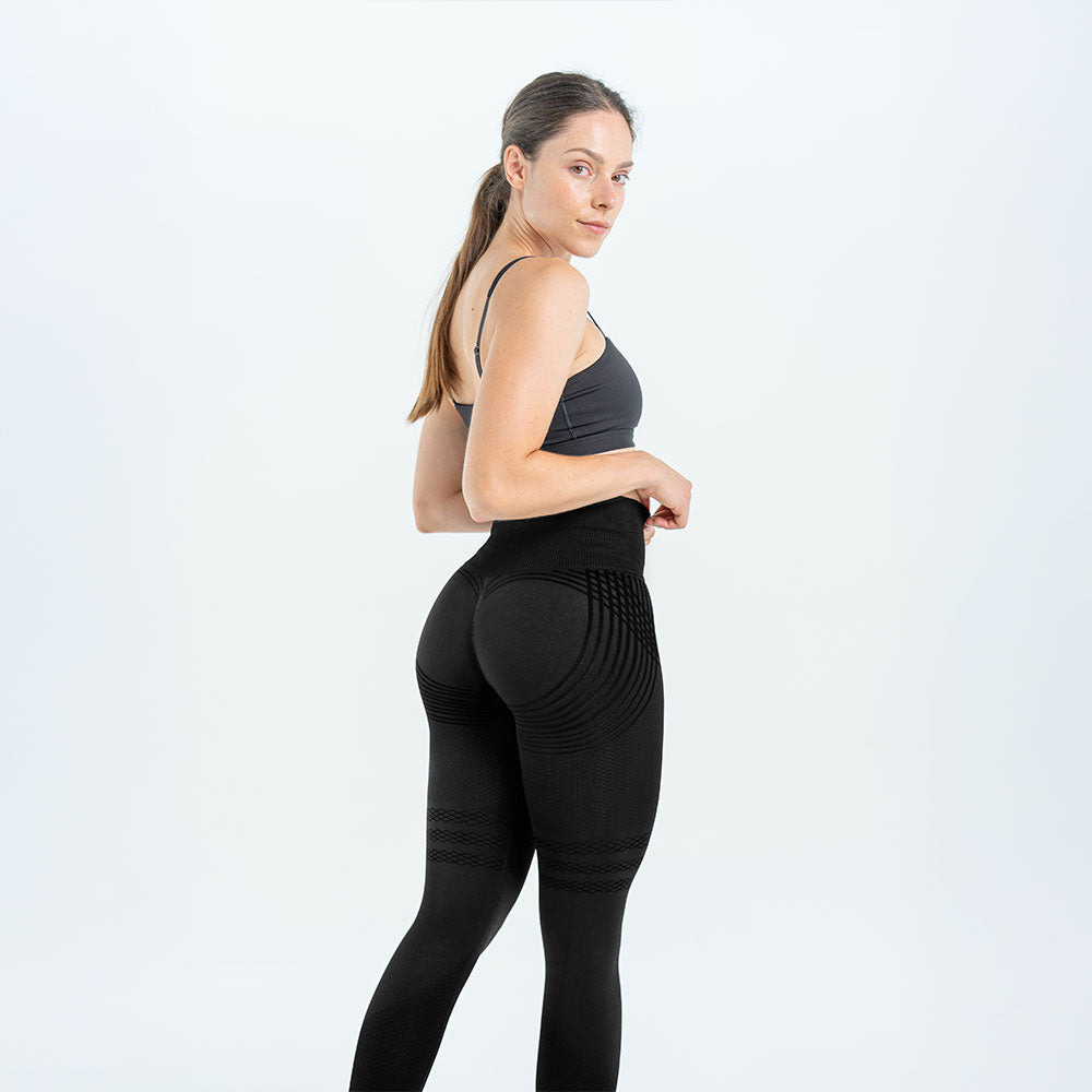 Anti-cellulitt-legging i bruk