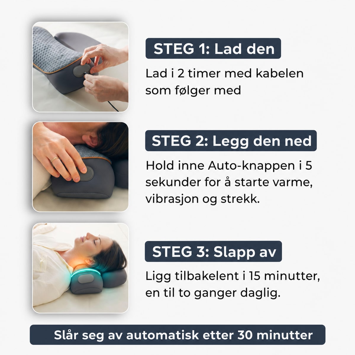 Nakkeputen i detalj