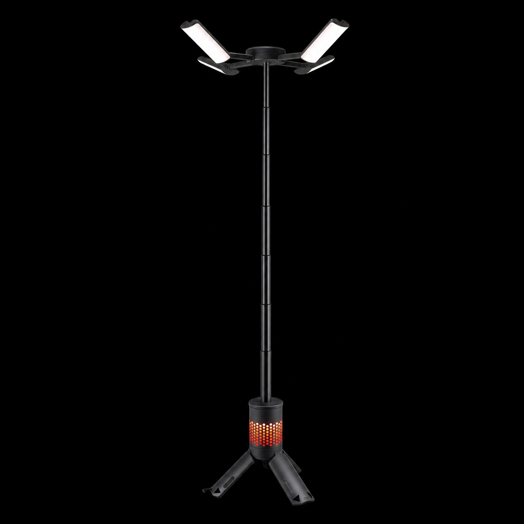 Rover Campinglamp X — Uitschuifbare LED met Statief & Powerbank