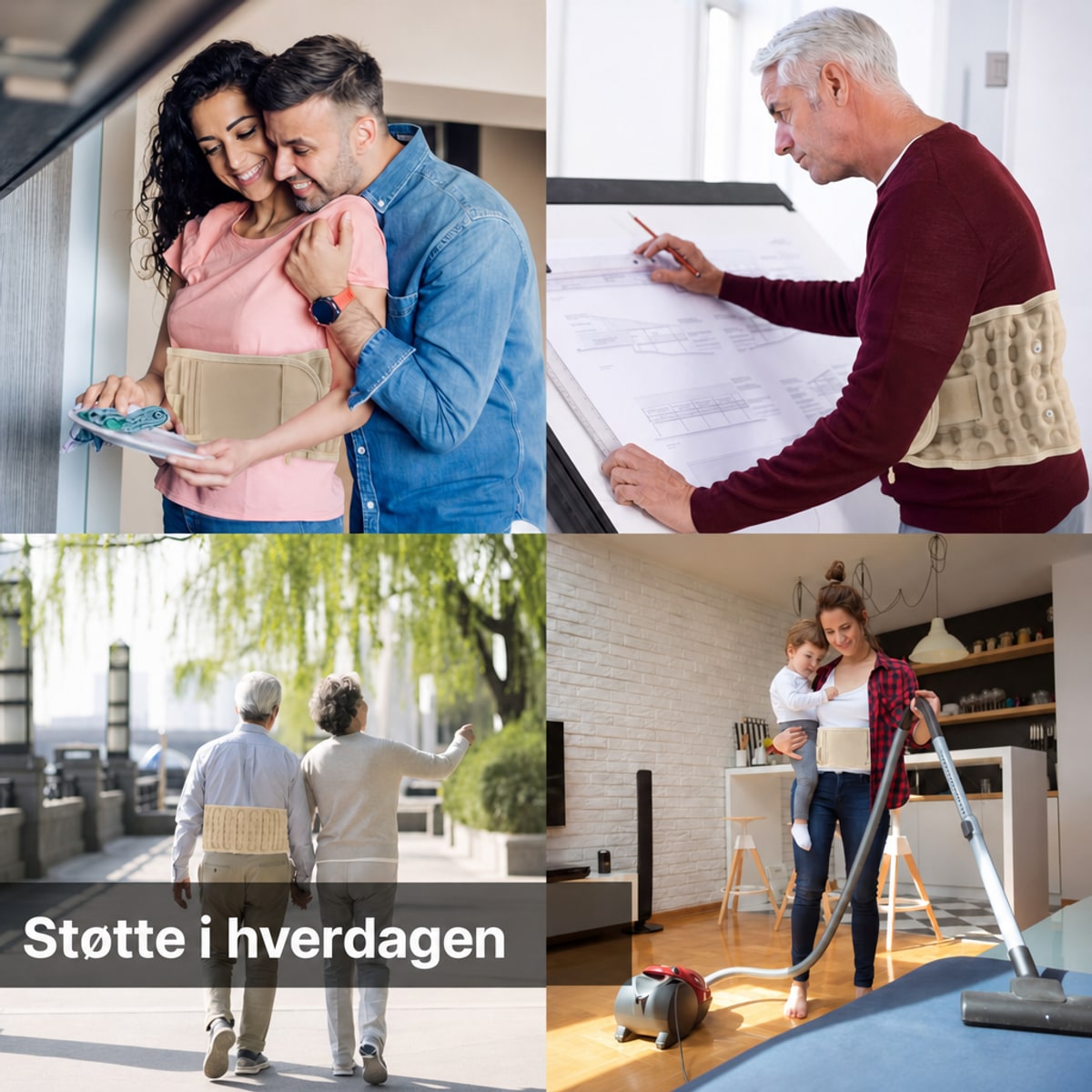 Ryggavlasteren brukt i hverdagen